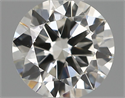 Natural Diamond 0.40 Carats, Round with Excellent Cut, H Color, VS2 Clarity and Certified by IGI