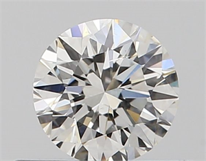 Picture of Natural Diamond 0.40 Carats, Round with Excellent Cut, H Color, SI1 Clarity and Certified by GIA