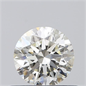 Natural Diamond 0.43 Carats, Round with Excellent Cut, K Color, VS1 Clarity and Certified by GIA