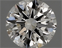 Natural Diamond 0.41 Carats, Round with Excellent Cut, H Color, VVS2 Clarity and Certified by GIA