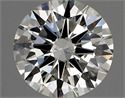 Natural Diamond 2.01 Carats, Round with Excellent Cut, I Color, SI1 Clarity and Certified by IGI