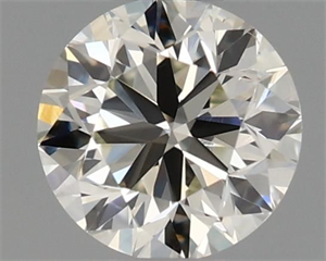 Picture of Natural Diamond 0.40 Carats, Round with Very Good Cut, I Color, VS1 Clarity and Certified by IGI