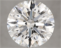 Natural Diamond 5.02 Carats, Round with Excellent Cut, E Color, VS2 Clarity and Certified by GIA