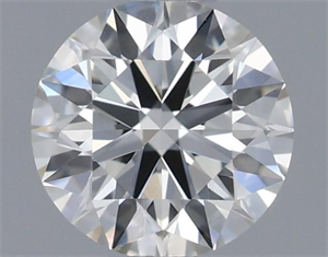 Picture of Natural Diamond 0.40 Carats, Round with Excellent Cut, H Color, VS1 Clarity and Certified by IGI