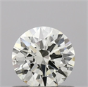 Natural Diamond 0.55 Carats, Round with Excellent Cut, I Color, SI1 Clarity and Certified by IGI