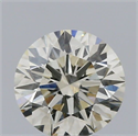 Natural Diamond 0.52 Carats, Round with Excellent Cut, K Color, SI1 Clarity and Certified by IGI