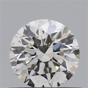 Picture of Natural Diamond 0.50 Carats, Round with Excellent Cut, I Color, VS2 Clarity and Certified by GIA