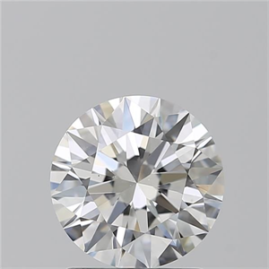 Picture of Natural Diamond 1.61 Carats, Round with Excellent Cut, E Color, VS2 Clarity and Certified by GIA