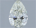 Natural Diamond 0.90 Carats, Pear with  Cut, J Color, VS1 Clarity and Certified by IGI