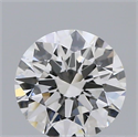 Natural Diamond 0.42 Carats, Round with Excellent Cut, F Color, VS2 Clarity and Certified by GIA