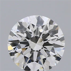 Picture of Natural Diamond 0.42 Carats, Round with Excellent Cut, F Color, VS2 Clarity and Certified by GIA