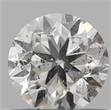 Natural Diamond 0.70 Carats, Round with Good Cut, I Color, SI2 Clarity and Certified by IGI