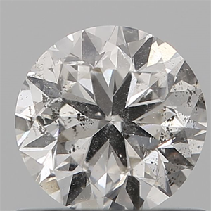 Picture of Natural Diamond 0.70 Carats, Round with Good Cut, I Color, SI2 Clarity and Certified by IGI