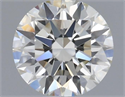 Natural Diamond 0.56 Carats, Round with Excellent Cut, I Color, VS1 Clarity and Certified by IGI