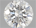 Natural Diamond 0.43 Carats, Round with Excellent Cut, F Color, VS1 Clarity and Certified by GIA