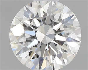 Picture of Natural Diamond 0.43 Carats, Round with Excellent Cut, F Color, VS1 Clarity and Certified by GIA