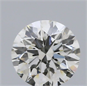 Natural Diamond 0.41 Carats, Round with Excellent Cut, H Color, VS2 Clarity and Certified by IGI