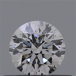 Picture of Natural Diamond 0.42 Carats, Round with Excellent Cut, H Color, VVS2 Clarity and Certified by GIA