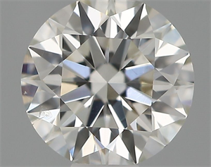 Picture of Natural Diamond 0.42 Carats, Round with Excellent Cut, G Color, SI1 Clarity and Certified by IGI