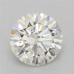 Picture of Natural Diamond 0.54 Carats, Round with Very Good Cut, K Color, SI1 Clarity and Certified by GIA