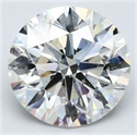 Natural Diamond 5.52 Carats, Round with Excellent Cut, J Color, SI2 Clarity and Certified by GIA