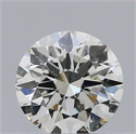 Natural Diamond 0.41 Carats, Round with Excellent Cut, H Color, SI1 Clarity and Certified by IGI