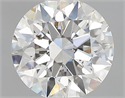 Natural Diamond 0.41 Carats, Round with Excellent Cut, G Color, SI2 Clarity and Certified by GIA