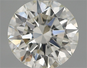 Picture of Natural Diamond 0.50 Carats, Round with Excellent Cut, H Color, SI1 Clarity and Certified by IGI