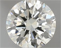 Natural Diamond 0.51 Carats, Round with Excellent Cut, K Color, VS1 Clarity and Certified by GIA