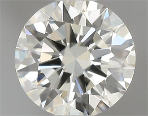 Picture of Natural Diamond 0.51 Carats, Round with Excellent Cut, K Color, VS1 Clarity and Certified by GIA