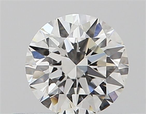 Picture of Natural Diamond 0.40 Carats, Round with Excellent Cut, F Color, VS1 Clarity and Certified by GIA