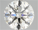 Natural Diamond 3.02 Carats, Round with Excellent Cut, I Color, SI1 Clarity and Certified by IGI