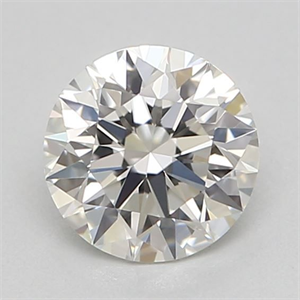 Picture of Natural Diamond 0.40 Carats, Round with Excellent Cut, I Color, VS1 Clarity and Certified by GIA