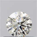 Natural Diamond 0.40 Carats, Round with Excellent Cut, K Color, SI1 Clarity and Certified by GIA