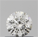 Natural Diamond 0.43 Carats, Round with Excellent Cut, K Color, VS2 Clarity and Certified by GIA