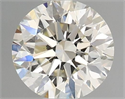 Natural Diamond 0.41 Carats, Round with Excellent Cut, I Color, VS1 Clarity and Certified by IGI