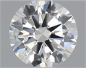 Natural Diamond 0.40 Carats, Round with Very Good Cut, I Color, VVS1 Clarity and Certified by GIA