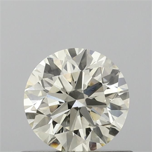 Picture of Natural Diamond 0.60 Carats, Round with Excellent Cut, K Color, SI1 Clarity and Certified by IGI