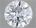 Natural Diamond 0.42 Carats, Round with Excellent Cut, D Color, SI1 Clarity and Certified by GIA