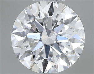 Picture of Natural Diamond 0.42 Carats, Round with Excellent Cut, D Color, SI1 Clarity and Certified by GIA