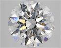 Natural Diamond 4.51 Carats, Round with Excellent Cut, F Color, VVS1 Clarity and Certified by GIA