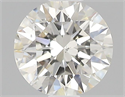 Natural Diamond 0.40 Carats, Round with Excellent Cut, J Color, SI1 Clarity and Certified by GIA