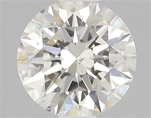 Picture of Natural Diamond 0.40 Carats, Round with Excellent Cut, J Color, SI1 Clarity and Certified by GIA