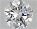 Natural Diamond 1.80 Carats, Round with Excellent Cut, D Color, IF Clarity and Certified by GIA