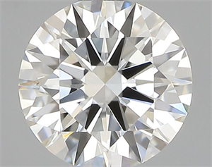 Picture of Natural Diamond 0.44 Carats, Round with Excellent Cut, I Color, IF Clarity and Certified by GIA