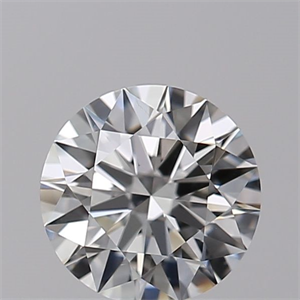 Picture of Natural Diamond 0.42 Carats, Round with Excellent Cut, H Color, VS2 Clarity and Certified by GIA