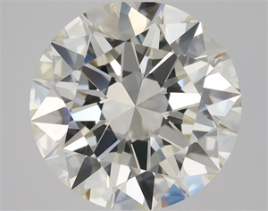 Picture of Natural Diamond 2.01 Carats, Round with Excellent Cut, J Color, VVS2 Clarity and Certified by GIA