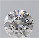 Natural Diamond 0.40 Carats, Round with Excellent Cut, H Color, VS2 Clarity and Certified by GIA