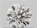 Natural Diamond 0.40 Carats, Round with Good Cut, H Color, VS1 Clarity and Certified by GIA