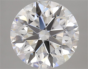 Picture of Natural Diamond 3.06 Carats, Round with Excellent Cut, E Color, VS1 Clarity and Certified by GIA